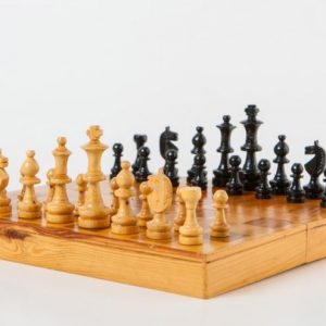 Hand Made Wooden Chess Pieces From Germany (One of A Kind)