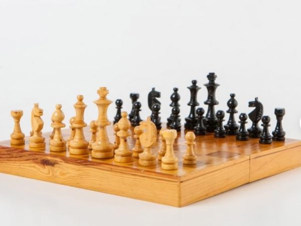 Hand Made Wooden Chess Pieces From Germany (One of A Kind)